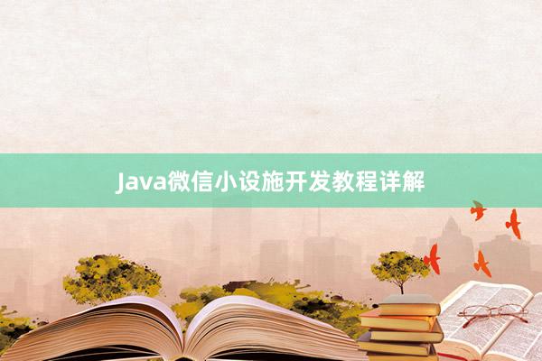 Java微信小设施开发教程详解